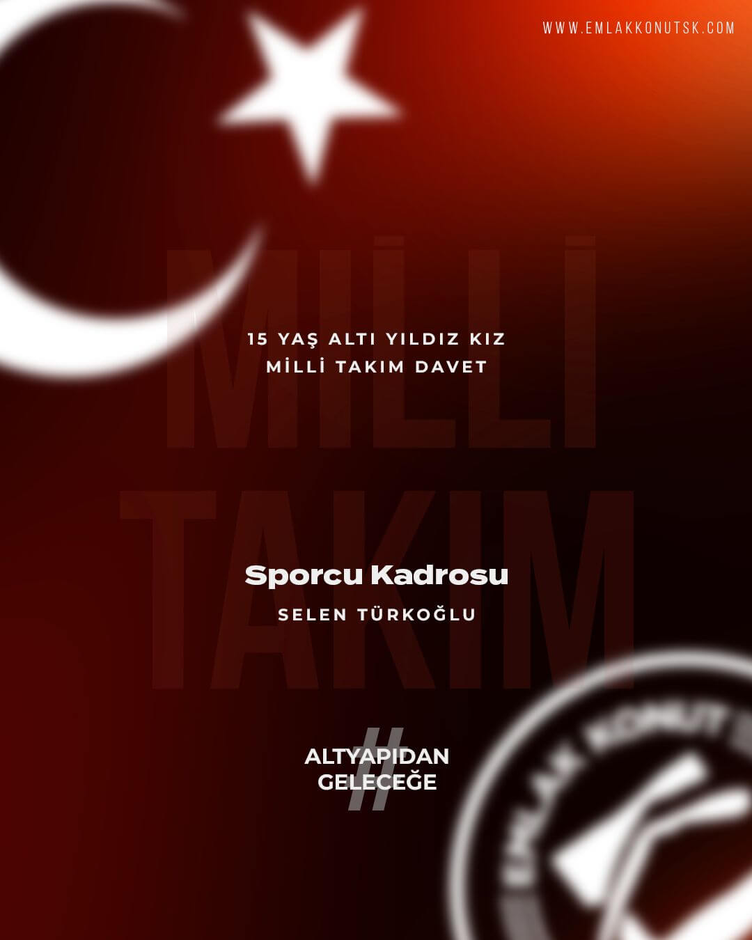 Selen TÜRKOĞLU Kampa Katılmaya Hak Kazandı